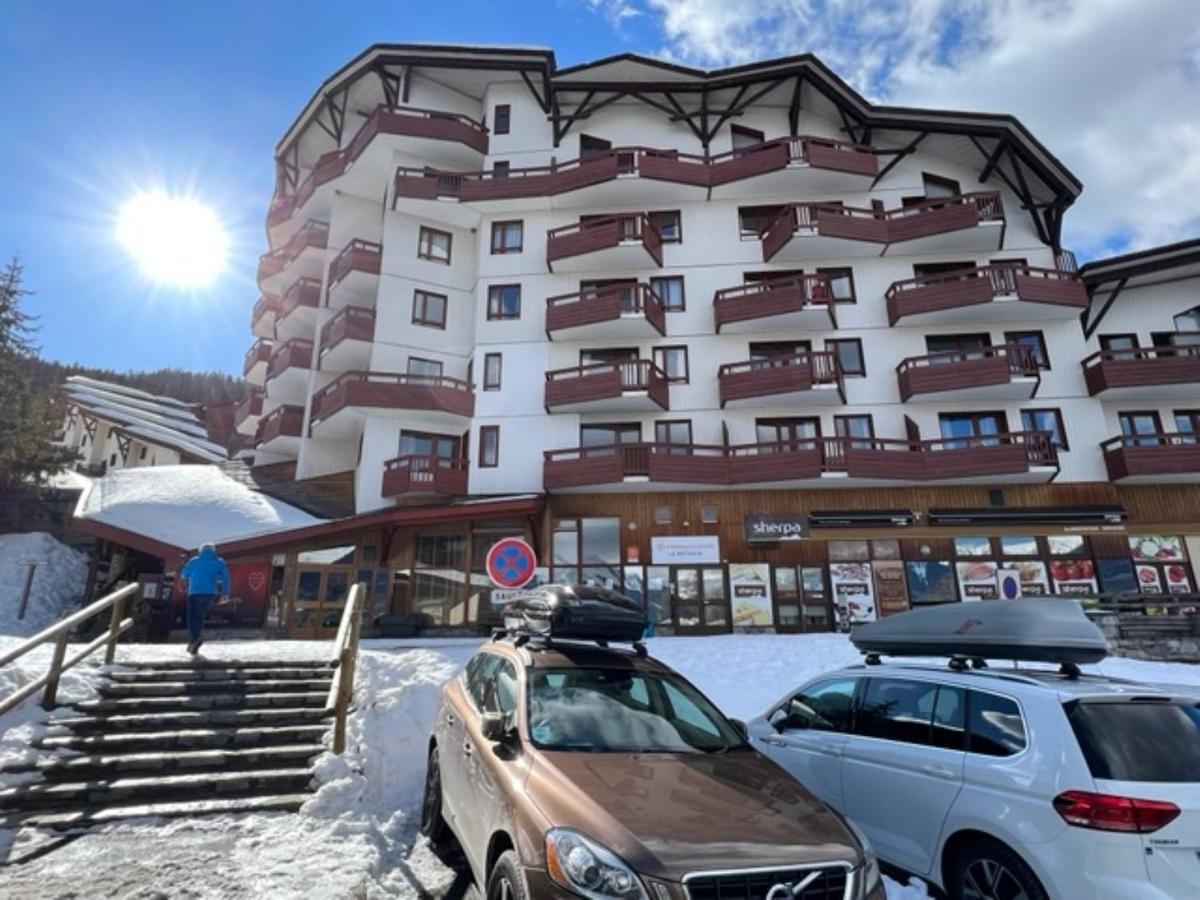 Appartement La Tania 2 pièces garage dans chalet pied pistes Extérieur photo